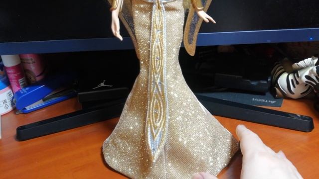 Обзор Барби новогодний ангел. Barbie Holiday angel Bob Mackie смотреть онлайн