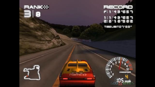 R4: Ridge Racer Type 4 - Gameplay PSX / PS1 / PS One / HD 720P (Epsxe)