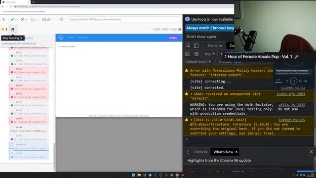 Coworking Stream, Better Cypress test setup for Svelte / Firebase смотреть онлайн