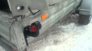 Доработка прицепа для снегохода МЗСА 817717. Запасное колесо. Крыло. ЦЛП АРИВА