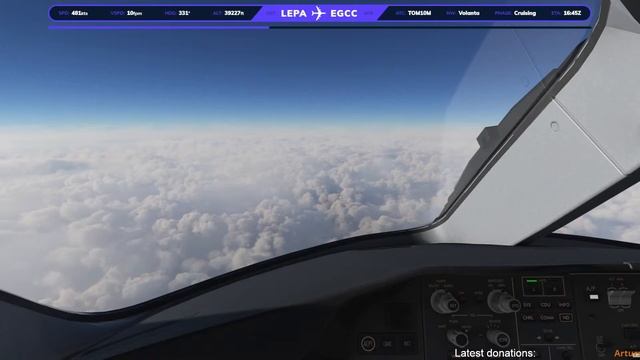 Horizon Sim 787-9 | Palma de Mallorca - Manchester | Vatsim смотреть онлайн