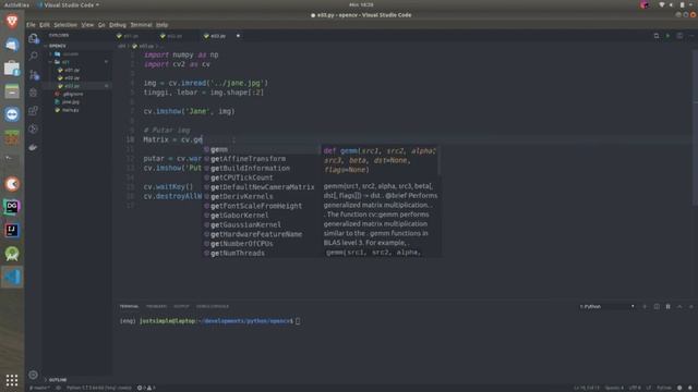 [S01E03] OpenCV Pemula - Memutar Image смотреть онлайн