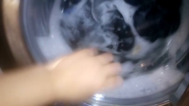 Стирка пуховика в пенной машинке