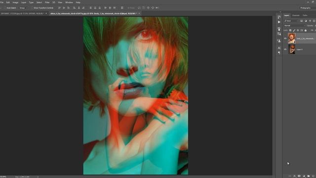 Double Color Exposure | Photoshop Photo Effects смотреть онлайн