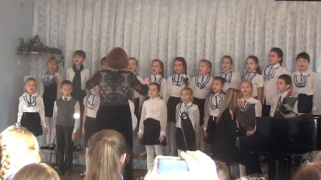 Младший хор ДШИ р.п. Новые Бурасы, ноябрь 2014г. смотреть онлайн