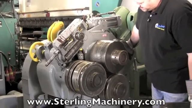 3" x 3" x 3/8" Used Hendley Beloit Angle Bending Rolls, Mdl. 20B, Lots of Tooling and Dies, ... смотреть онлайн