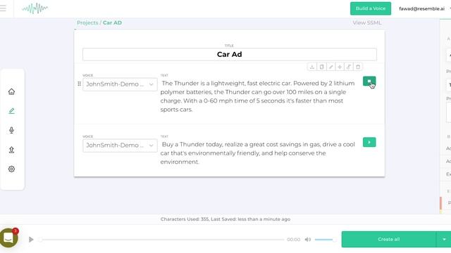 Instant AI Voiceovers Using GPT-3 And Resemble AI's Custom AI Voices
