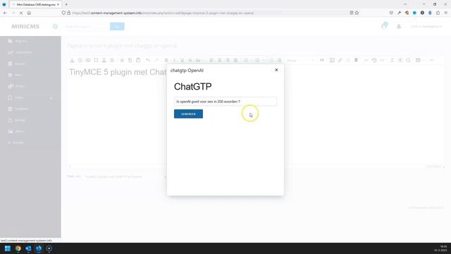 TinyMCE 5 plugin met ChatGPT en OpenAI смотреть онлайн
