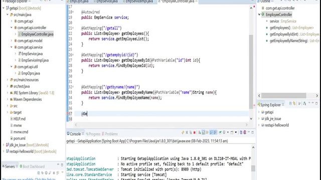 Java Rest API | Part-6 | Passing parameter to get request смотреть онлайн