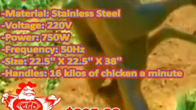 Whizbang Super Chicken Plucker In Action! $995.95 1-800-515-5035 смотреть онлайн
