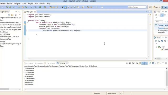 Java Beginner Tutorial 16 - Random Numbers and Random Class смотреть онлайн