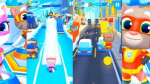 КТО КРУЧЕ БЕГАЕТ? ТОМ СПАС АНДЖЕЛУ! ПОГОНЯ ГЕРОЕВ! ГОВОРЯЩИЙ ТОМ VS АНДЖЕЛА Tom Hero Dash Валеришка