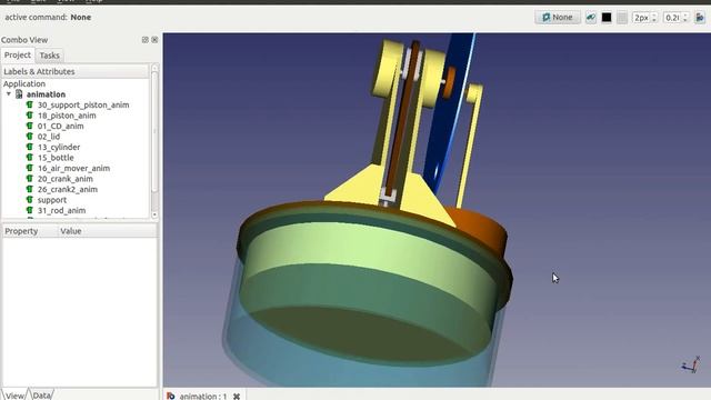 Stirling Engine with freecad and vrml смотреть онлайн