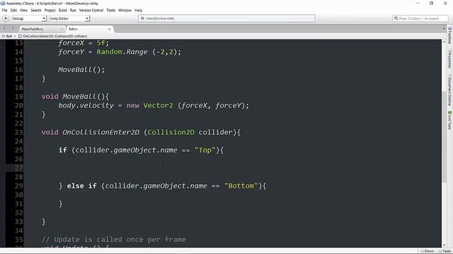 How to Create a Game - Make a Pong Clone - Adding Bounce Variance - 11 смотреть онлайн