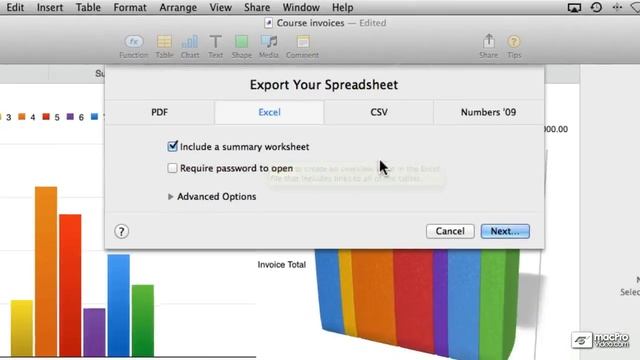 Numbers: For Mac iPhone iPad - 32. Exporting Excel Files смотреть онлайн