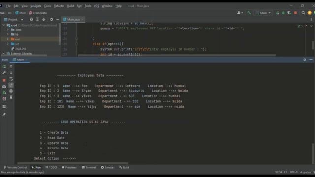 Create Crud operation in java | Console Java App | Java Programming | With Source Code | #coding смотреть онлайн