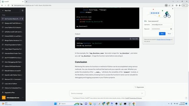 How do I get the name of a function or method from within a Python function or method смотреть онлайн