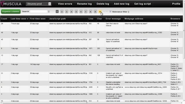 Logging JavaScript errors with Muscula смотреть онлайн
