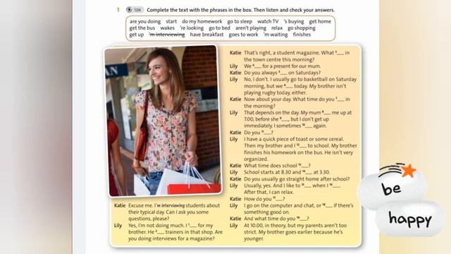 English Plus 8. VOCABULARY Routines. Ex 1 p. 6 смотреть онлайн