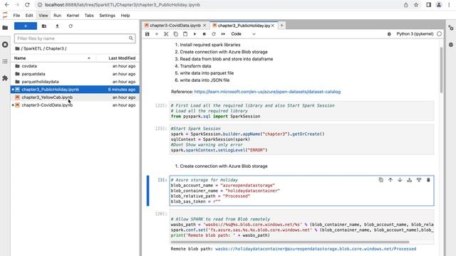 Spark ETL with Cloud data lakes (Azure Blob | Azure ADLS) смотреть онлайн