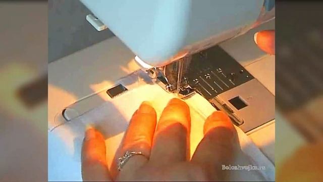 Притачивание подборта блузки. Мастер-класс "Как сшить блузку". Школа шитья Белошвейка смотреть онлайн