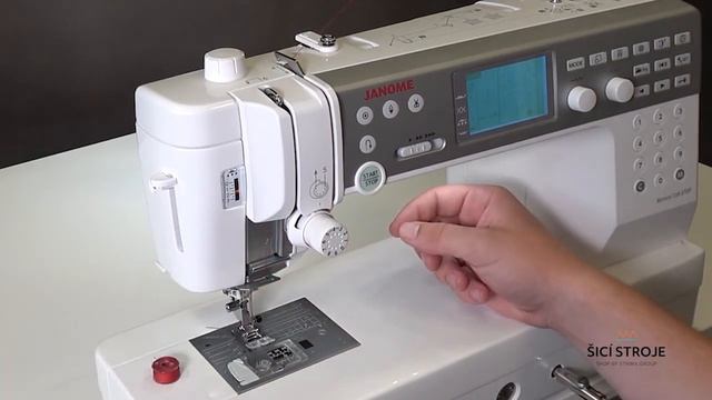 Navlečení nitě JANOME Memory Craft 6700P смотреть онлайн