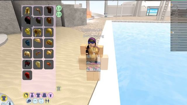 liza standing on my belly - roblox water park смотреть онлайн