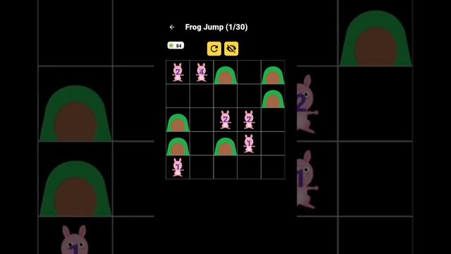 [Frog Jump]Funny Board Puzzle Game made with Flutter. #shorts смотреть онлайн