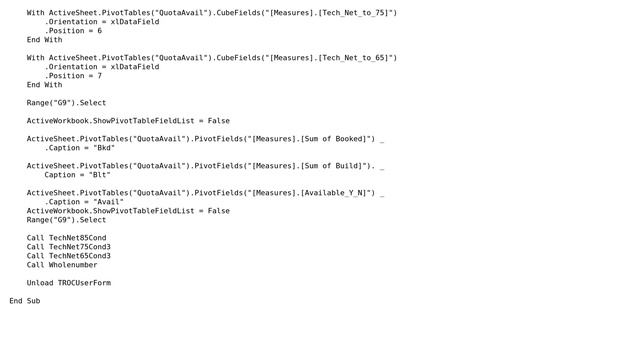 Run-Time Error 1004 When Pulling In PowerPivot Created Measures (2 Solutions!!)