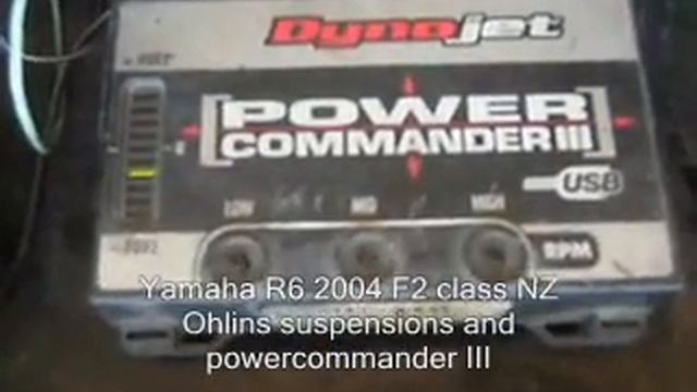 setting throttle position in a R6 with power commander III USB смотреть онлайн