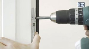 Монтаж балконной защелки Winkhaus BK