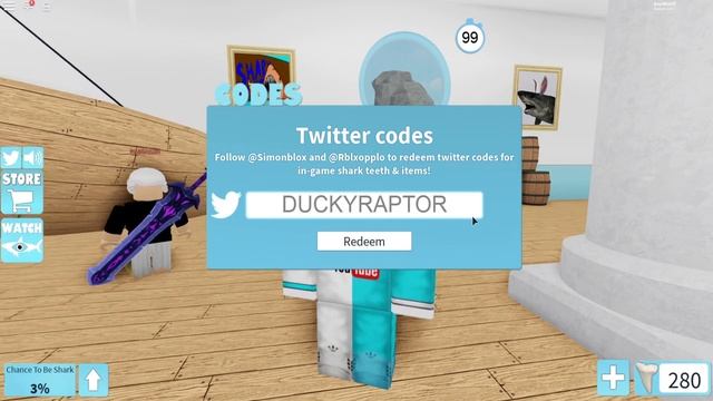 *2021* ALL SECRET WORKING CODES in SHARKBITE! (roblox) смотреть онлайн