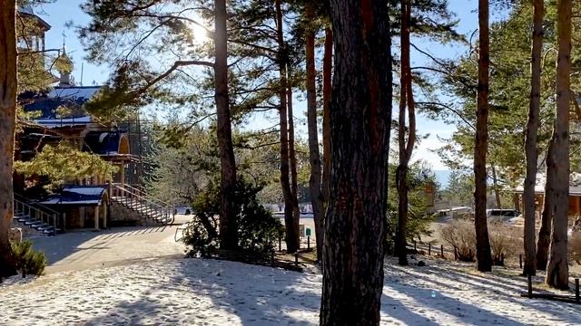 Маяк в Портпосёлке. Храм Успения Пресвятой Богородицы. смотреть онлайн