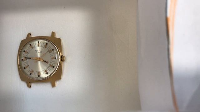 Мужские наручные часы Полет 17 камней квадратные смотреть онлайн