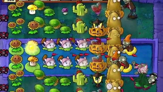 Plants vs Zombies /Растения против зомби : Выживание: Туман(сл.) смотреть онлайн