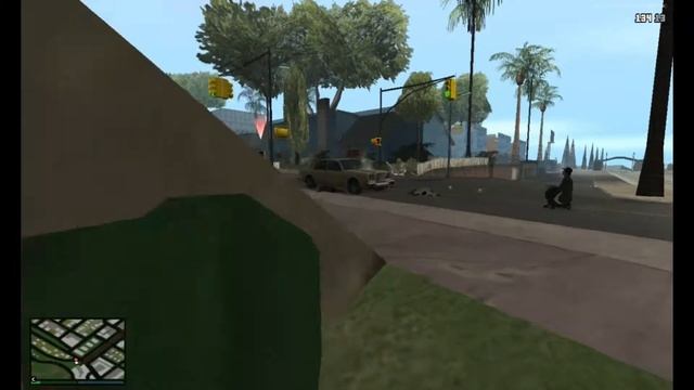 Прохождение GTA:San Andreas От Первого Лица #4: Райдер и гонка от Сизаря смотреть онлайн
