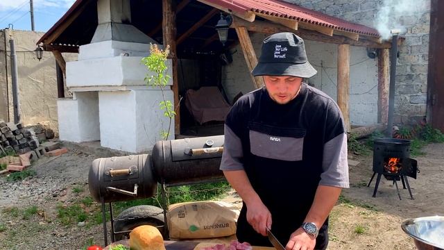 РАСПИЛИЛ НОВУЮ ПЕЧЬ ПОД КАЗАН! ЗАЧЕМ? НЕЖНЕЙШИЙ ШАШЛЫК ИЗ СВИНОЙ ВЫРЕЗКИ! смотреть онлайн