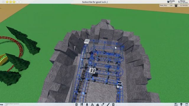 How to THEME a PRE-BUILT COASTER!!! Theme Park Tycoon 2 смотреть онлайн