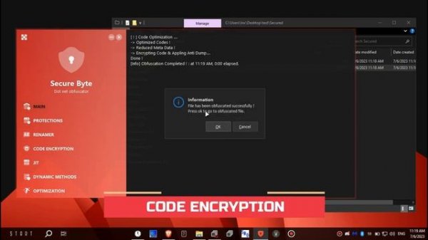 SecureByte Dot Net Obfuscator ( Strong Obfuscator, Cheap Price & Daily Support )
