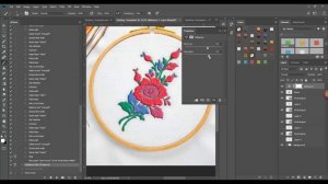 Realistic Embroidery Photoshop Effect