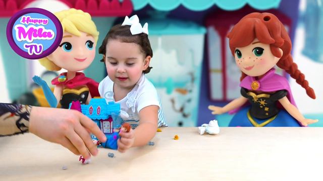 Frozen Little Kingdom Arendelle Treat Shop Frozen Friendship Collection | HappyMilaTV #54 смотреть онлайн