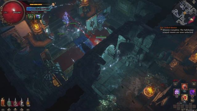 Path of Exile - Syndicate Safehouse as Hex Blast Miner смотреть онлайн
