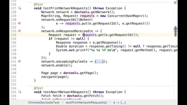 Chrome Developer Tools Protocol: printing network requests смотреть онлайн