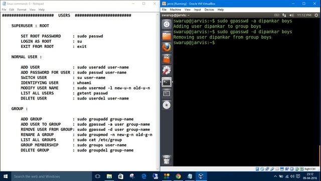 Linux Commands 9. Groups : groupadd, groupmod, groupdel смотреть онлайн