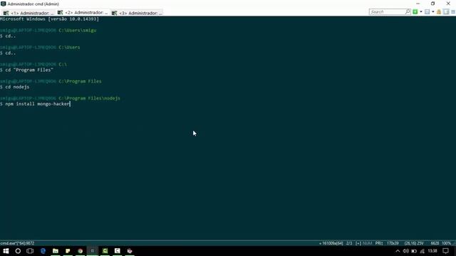 Instalando Mongo-Hacker no Windows смотреть онлайн