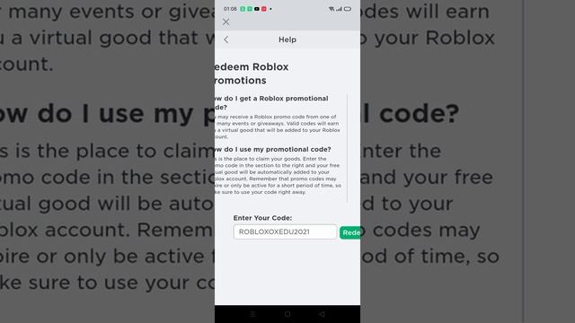 как вести промокод на одежду в роблокс на андроид? смотреть онлайн