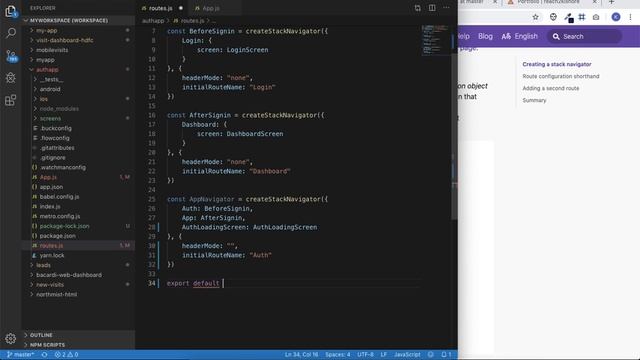 Login Authentication of React Native Application смотреть онлайн