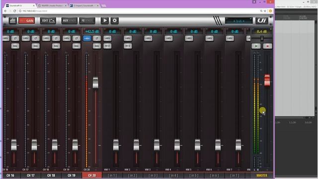SOUNDCRAFT Ui24R Quick DAW setup смотреть онлайн