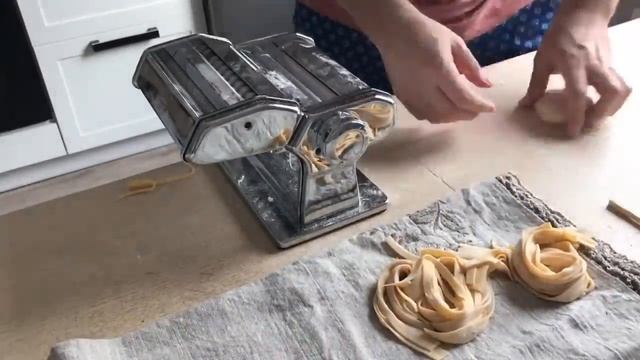 Marcato Atlas 150. Fettucine Pasta. Готовим Фетучини
