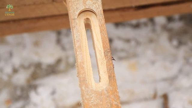 Окосячка в деревянном доме